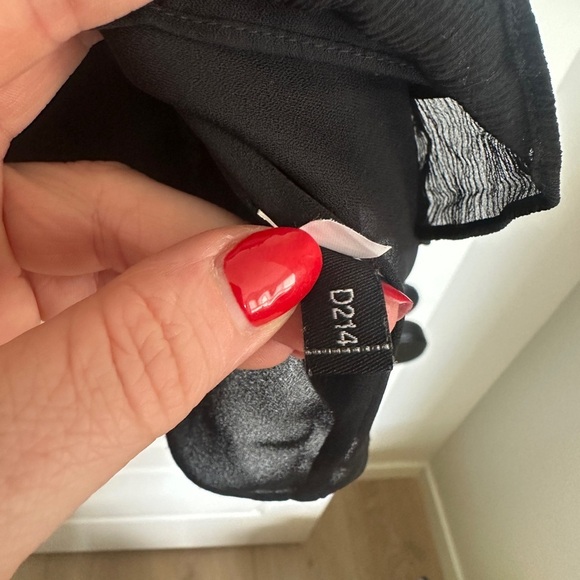 Kate Spade Black Sheer Lace Blouse - Picture 3 of 4